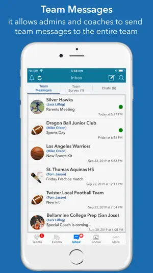 InstaTeam sports team manager screenshot 4