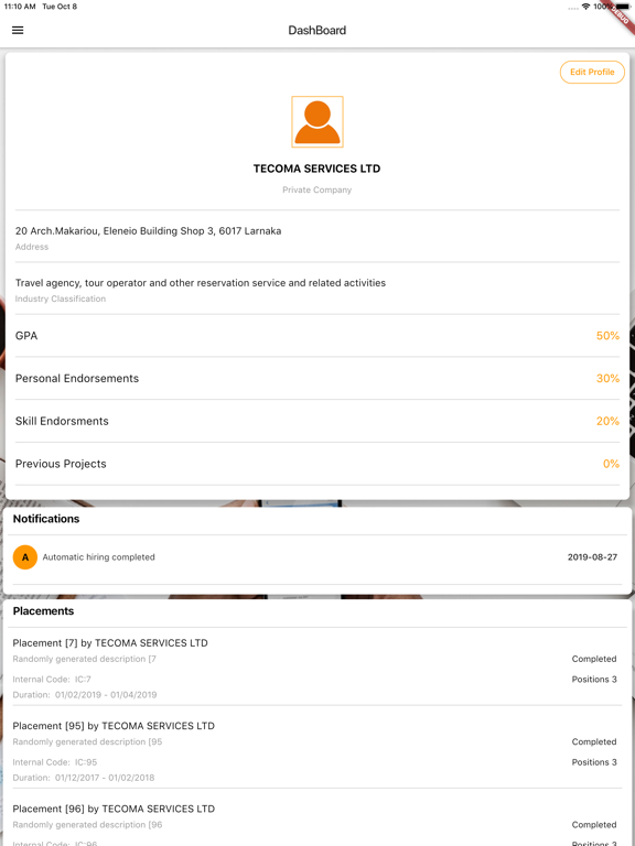 App screenshot