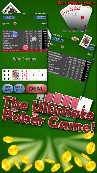 Screenshot #1 pour Ace Poker - Casino Card Games