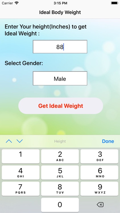 Calculate Ideal Weight screenshot-7