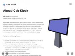 ICab Kiosk (Web Browser) iPad image 2