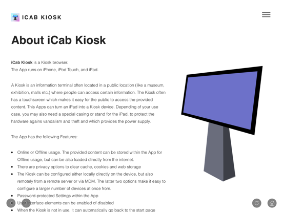 Screenshot #5 pour iCab Kiosk (Web Browser)