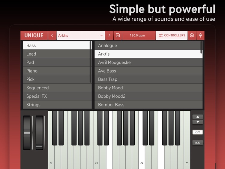 Unique for iPad - Analog Synth screenshot-3