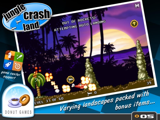 Jungle Crash Land iPad app afbeelding 2