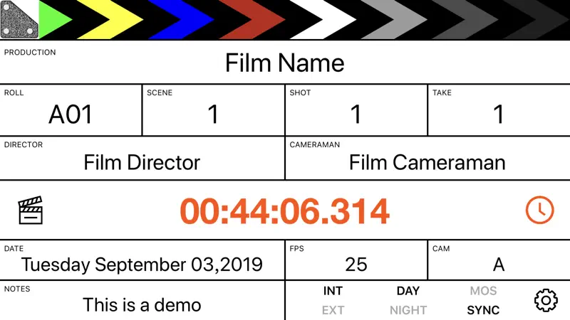Clapperboard Pro screenshot 1 of 6