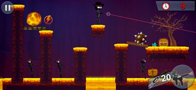 Stickman Shotgun Shooting 2d