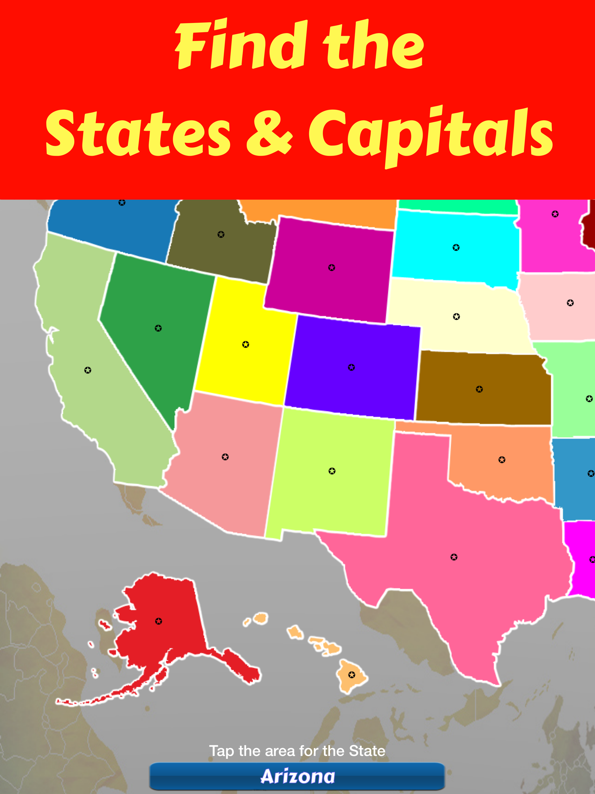 50 States and Capitals screenshot 8