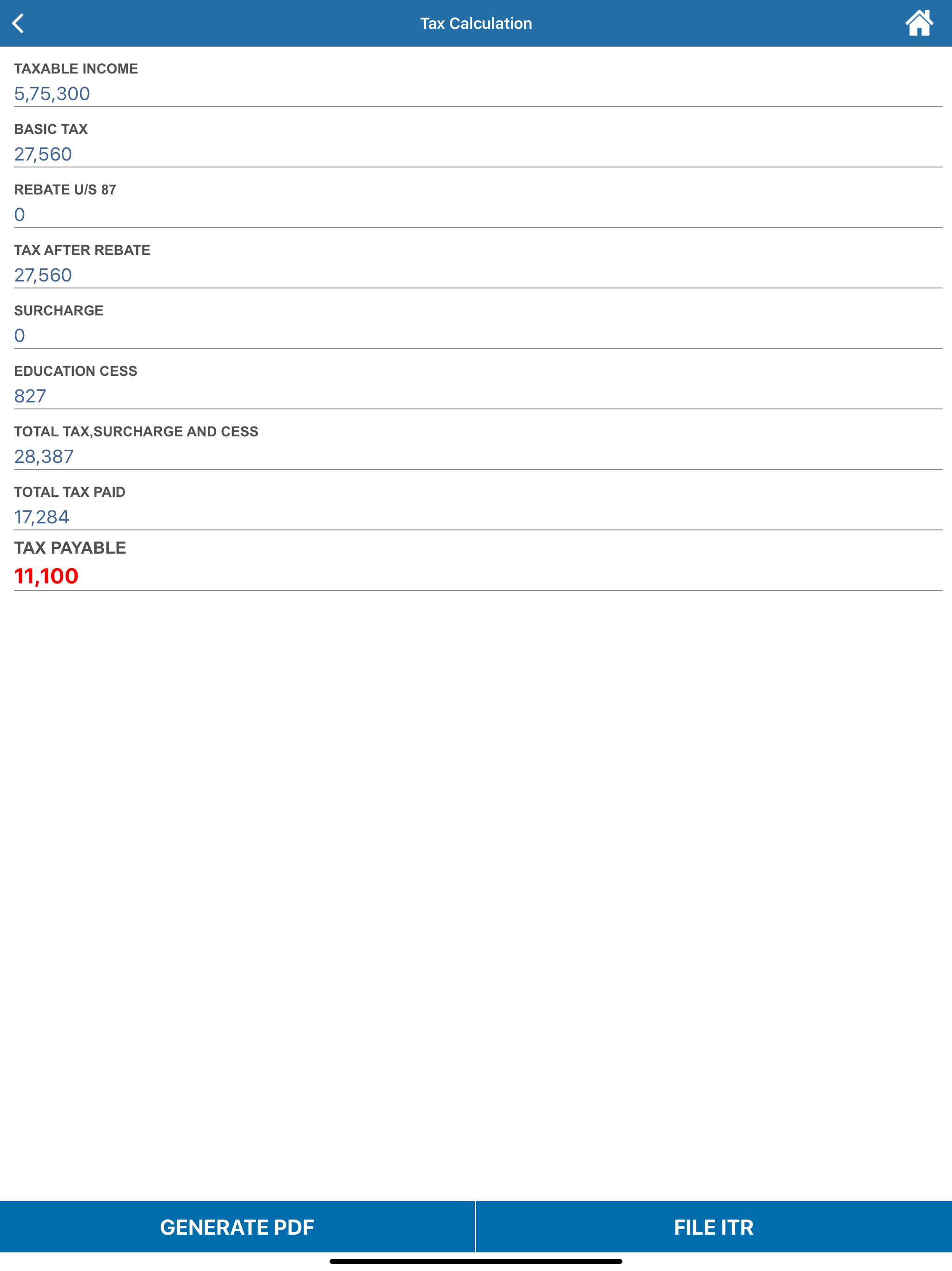 Income Tax Calculator - India