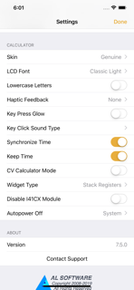 i41CX screenshot 5