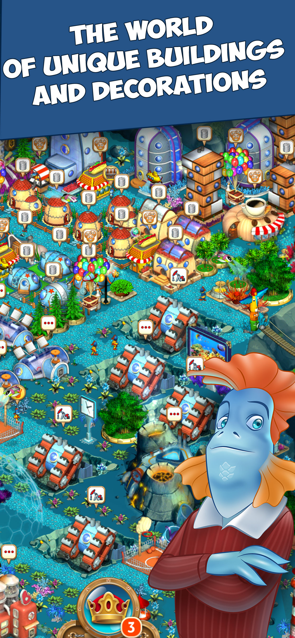 Aquapolis - city builder game screenshot 4