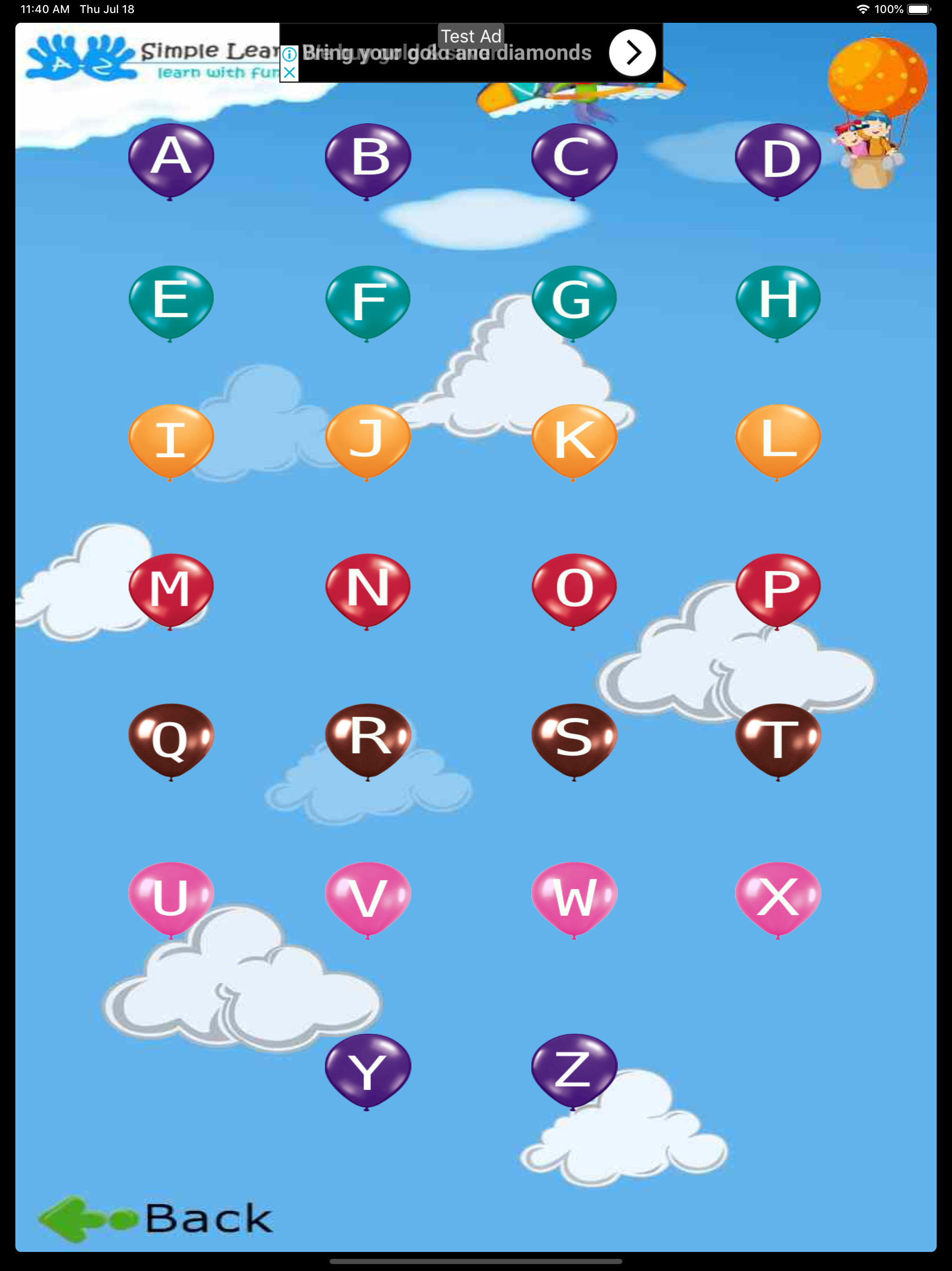 Learn Alphabets-English screenshot 2