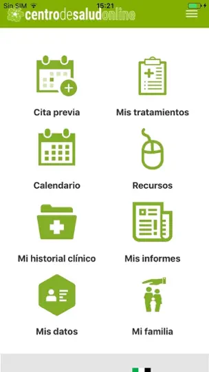 Captura de pantalla de CSOnline Extremadura en iPhone 2