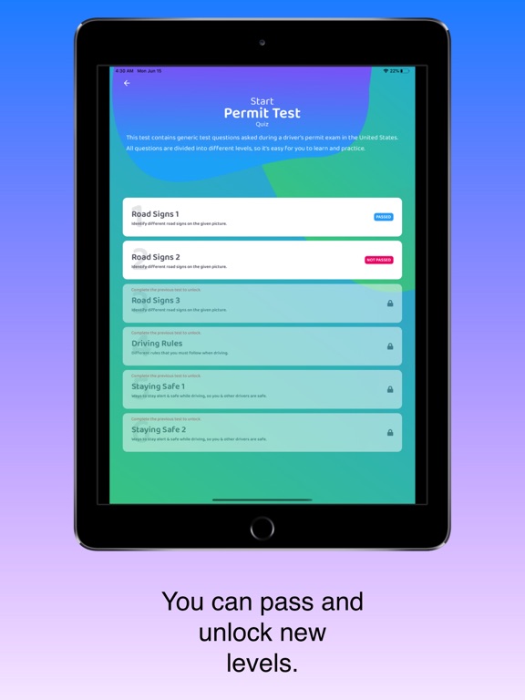 NepaliTest iPad screenshot 3 - Education app