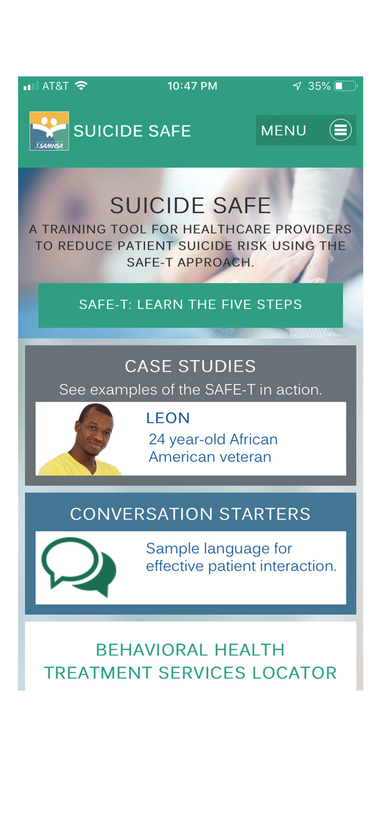 Suicide Safe by SAMHSA