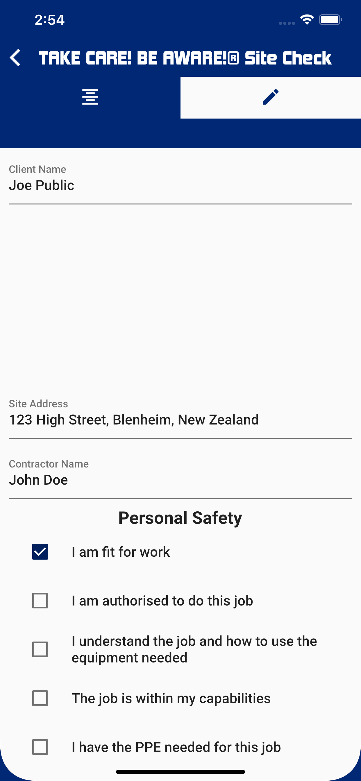 Safety Workkits