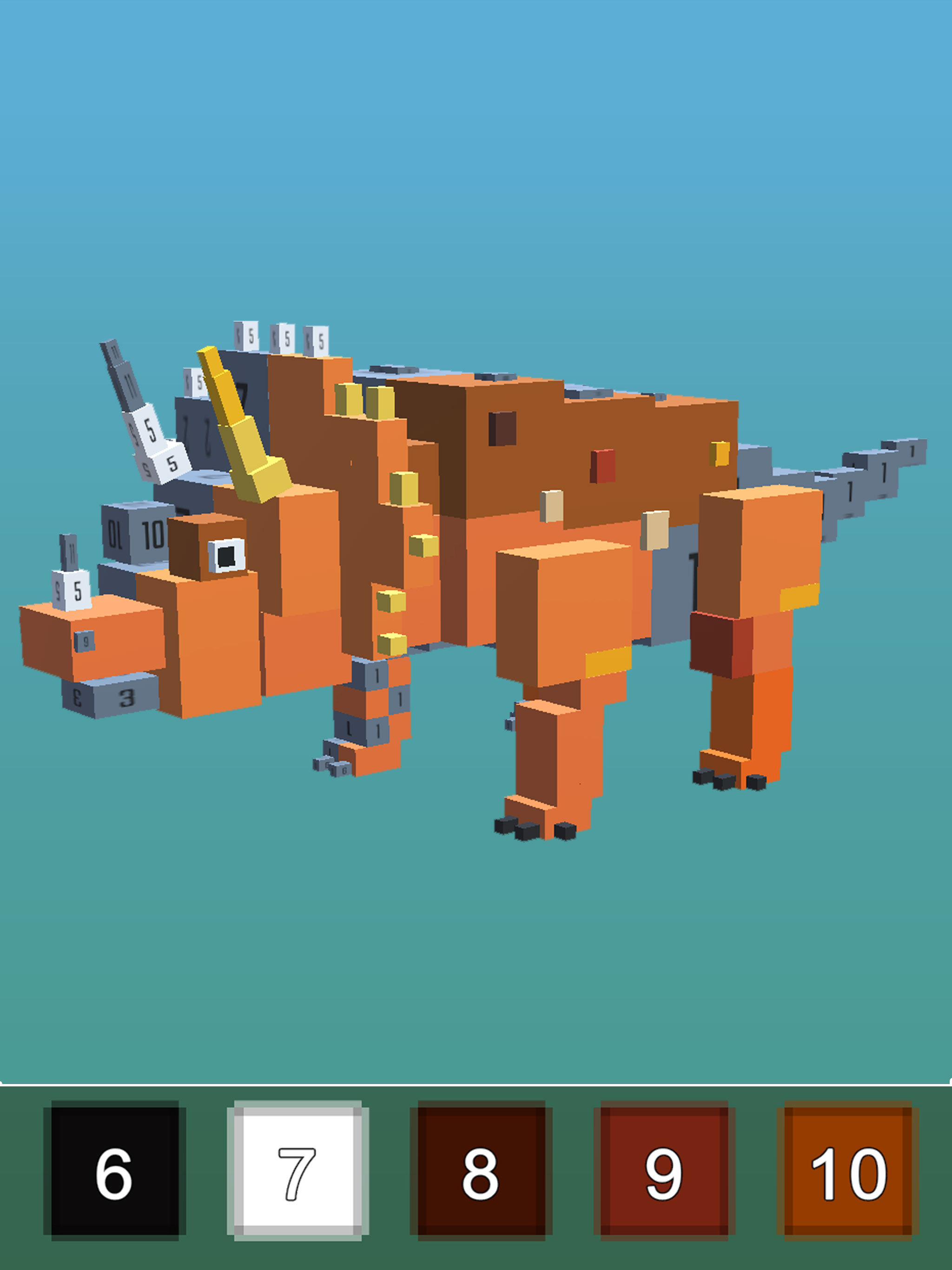 Pixel Art 3D - Paint by Number