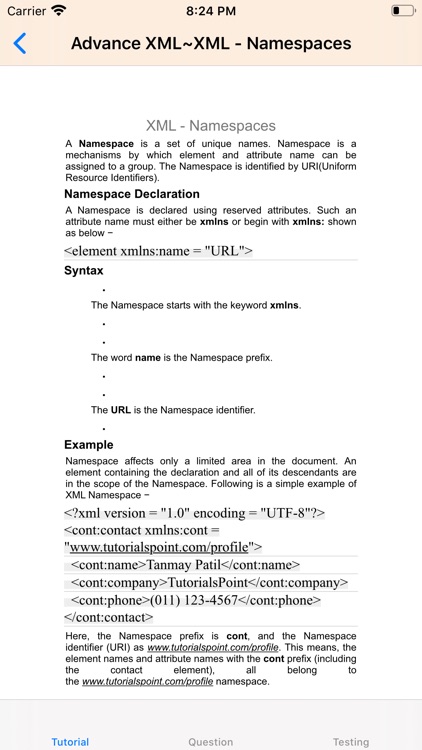Tutorial for XML screenshot-3