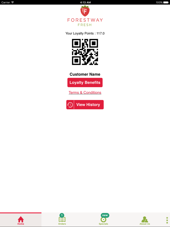 App screenshot