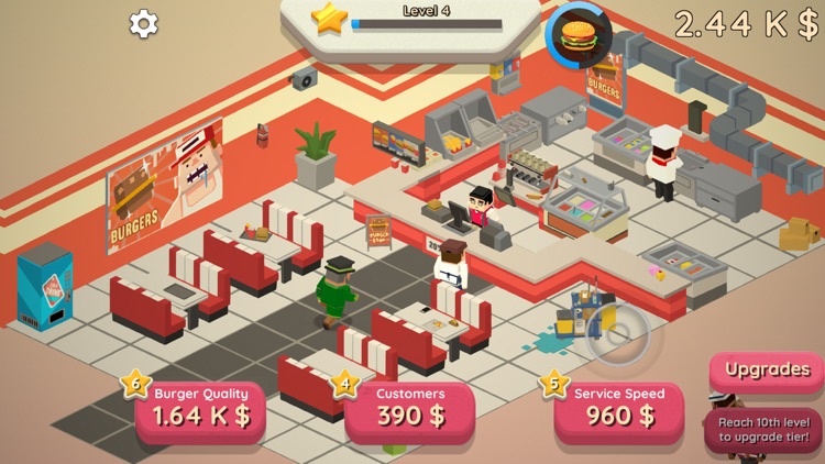 Burger Frenzy Idle Tap