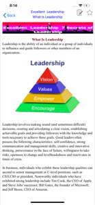 Leadership Excellent screenshot #3 for iPhone