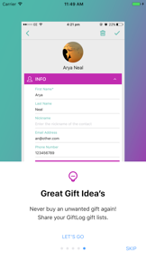 GiftLog - Gift List Manager screenshot