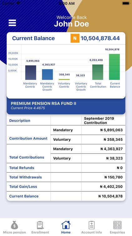 Premium Pension Mobile App