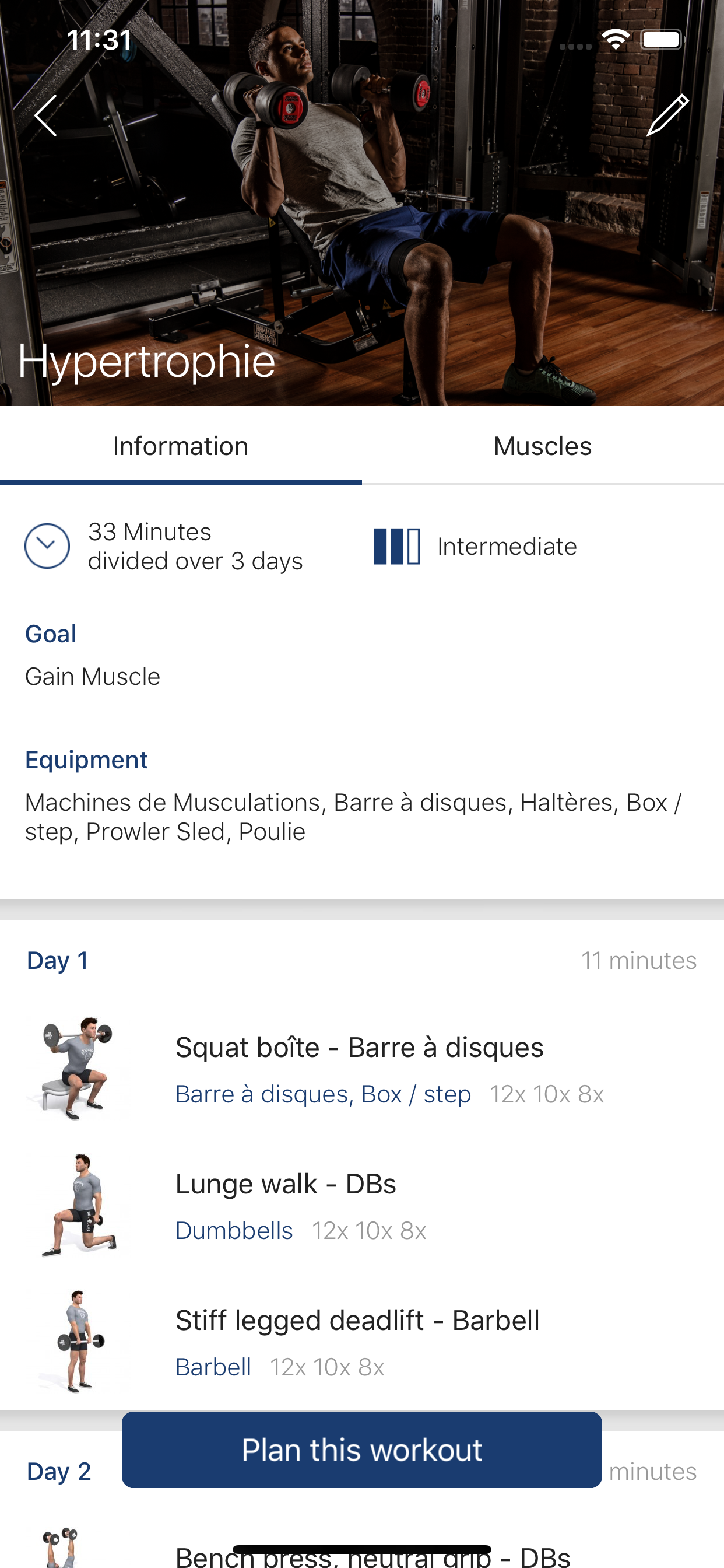 RBC Workout screenshot 3
