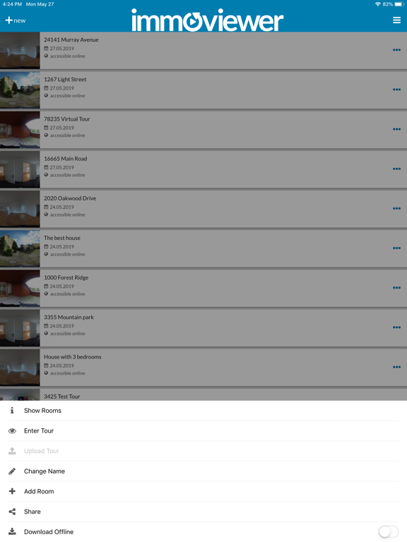 Immoviewer iPad screenshot 2 - Photo & Video app