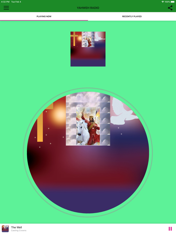 YAHWEH RADIO iPad screenshot 1 - Music app