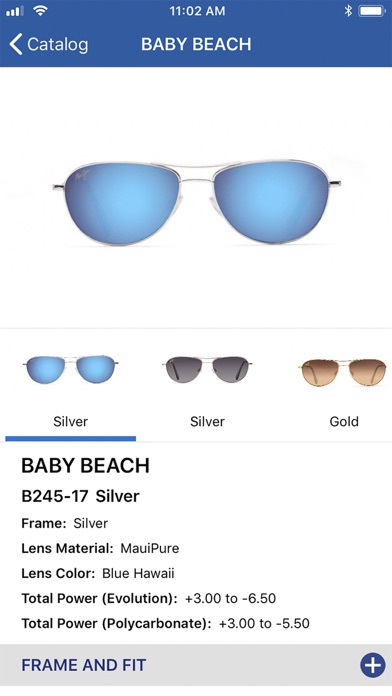 Maui Jim Trade Catalog Screenshot