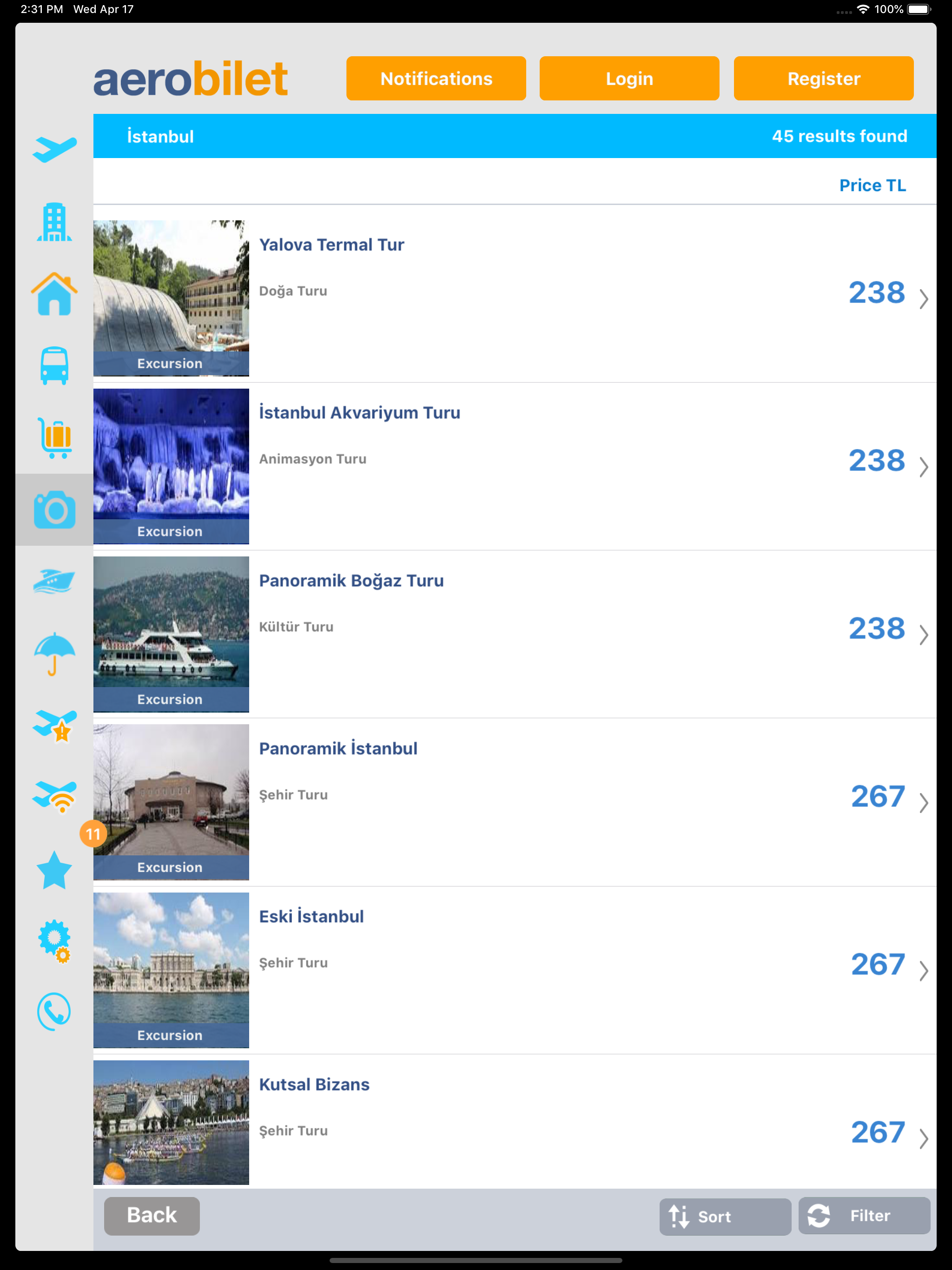 Aerobilet - Flights, Hotels