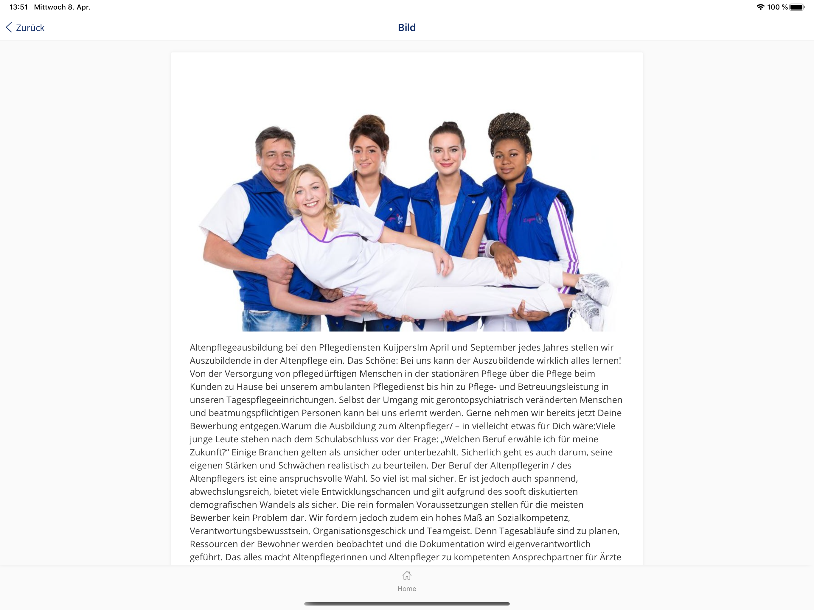 Beruf mit Sinn App