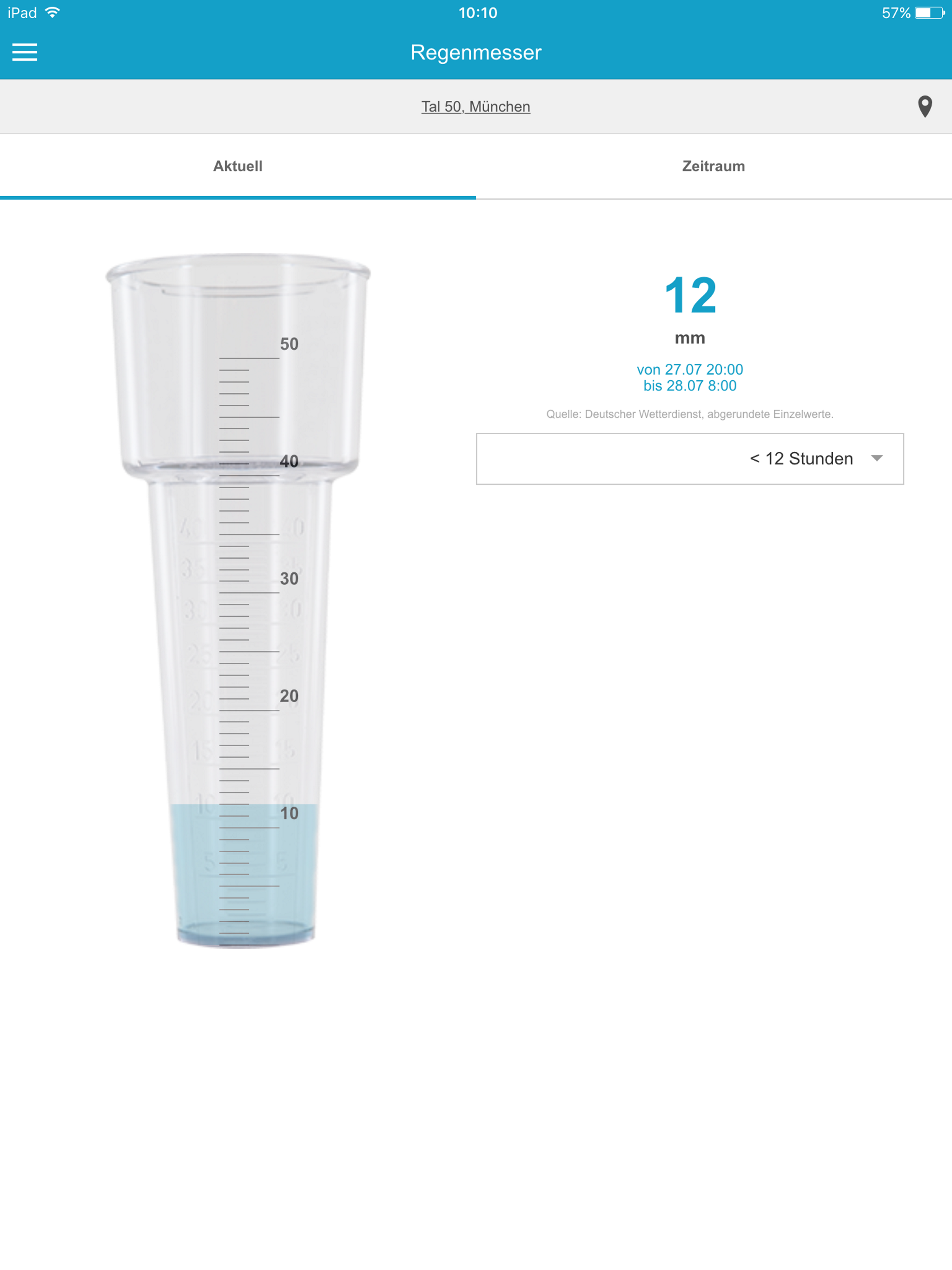 Regenmesser screenshot 5