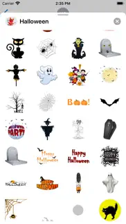 halloween boo! scary stickers iphone screenshot 3