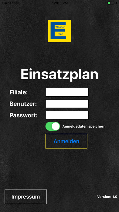 E Wochenplan Screenshot