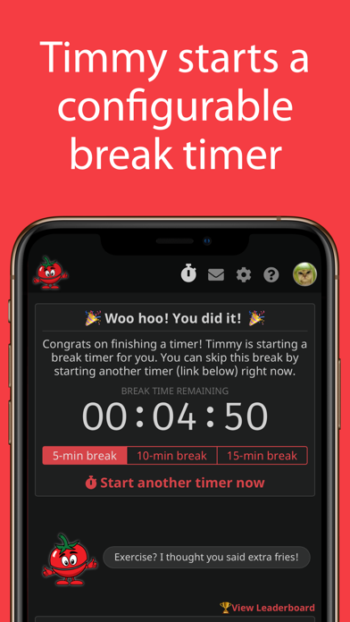 Timmy - Social Pomodoro Timer iPhone screenshot 6 - Productivity app