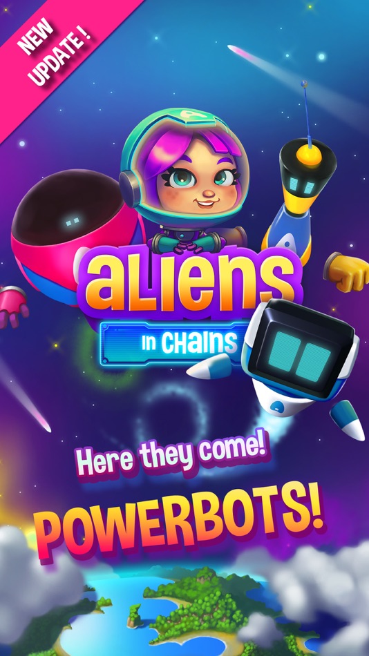 #5. Aliens in Chains Space Puzzle (iOS) 由: Liquid Games