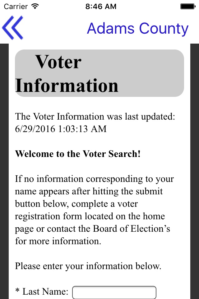 Ohio Voter Info screenshot 3
