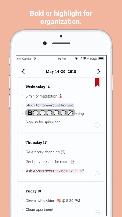 Listberry - agenda planner