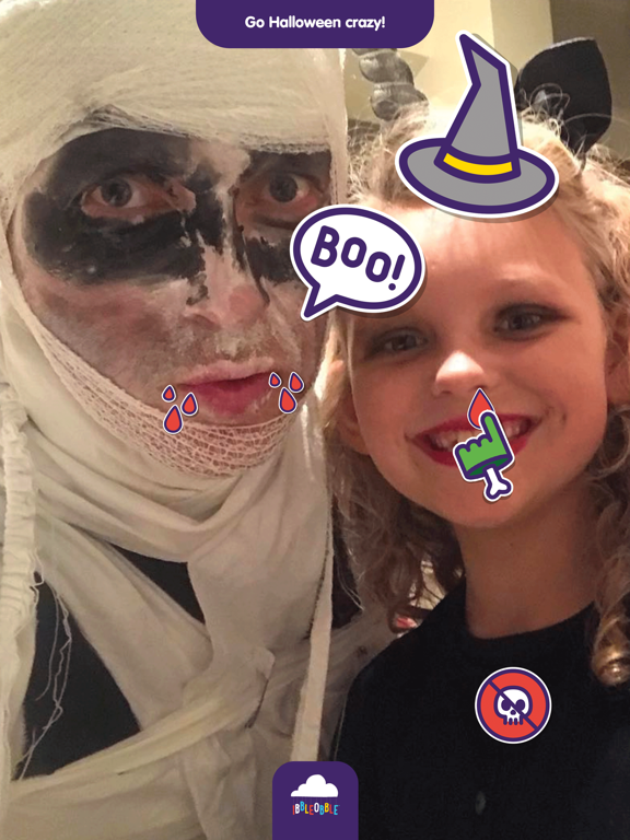 Ibbleobble Halloween Stickers iPad screenshot