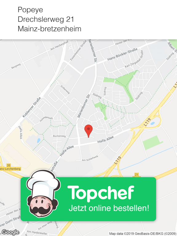 Screenshot #5 pour Pizzeria Popeye Mainz