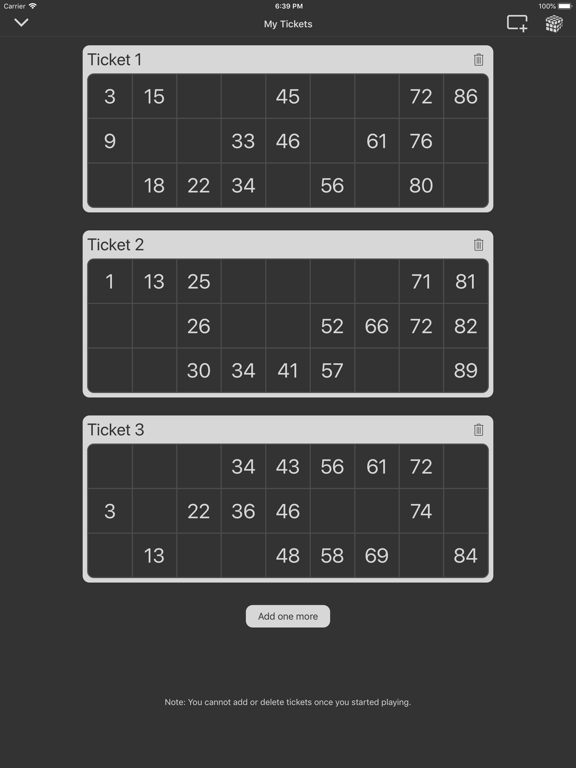 Tambola Generator iPad screenshot 4 - Games app