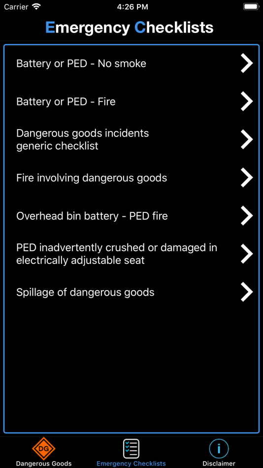 #5. Pilot Dangerous Goods (iOS) Podle: 2LA