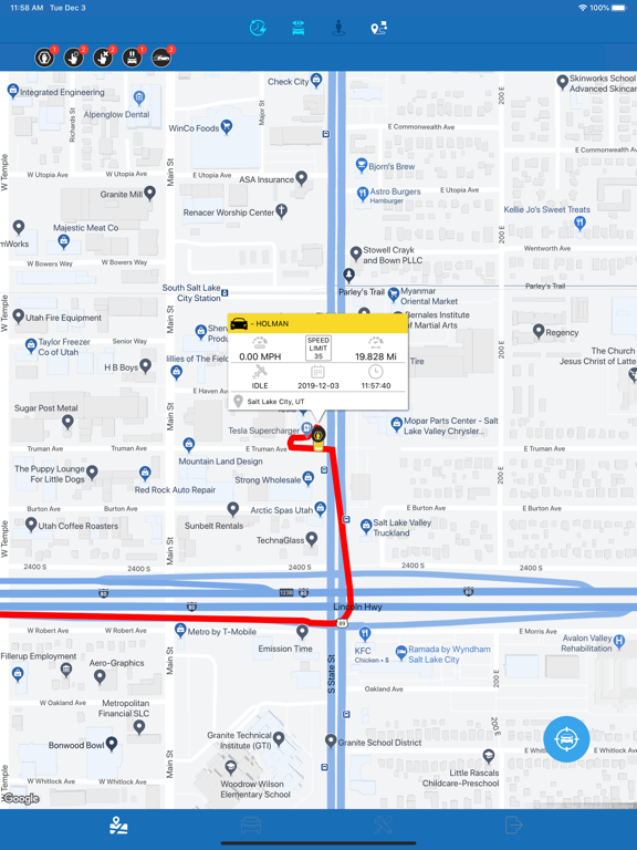 GSTrackme 3 iPad screenshot 4 - Navigation app