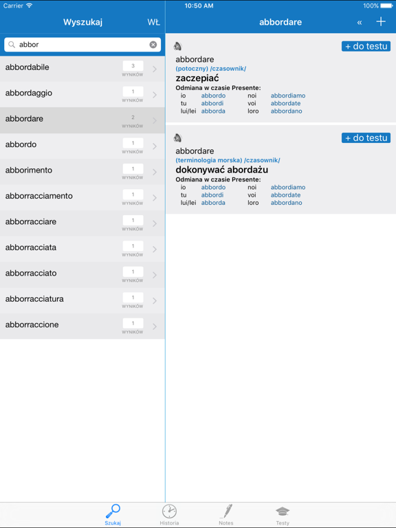 Screenshot #6 pour Leksyka Włosko Polski
