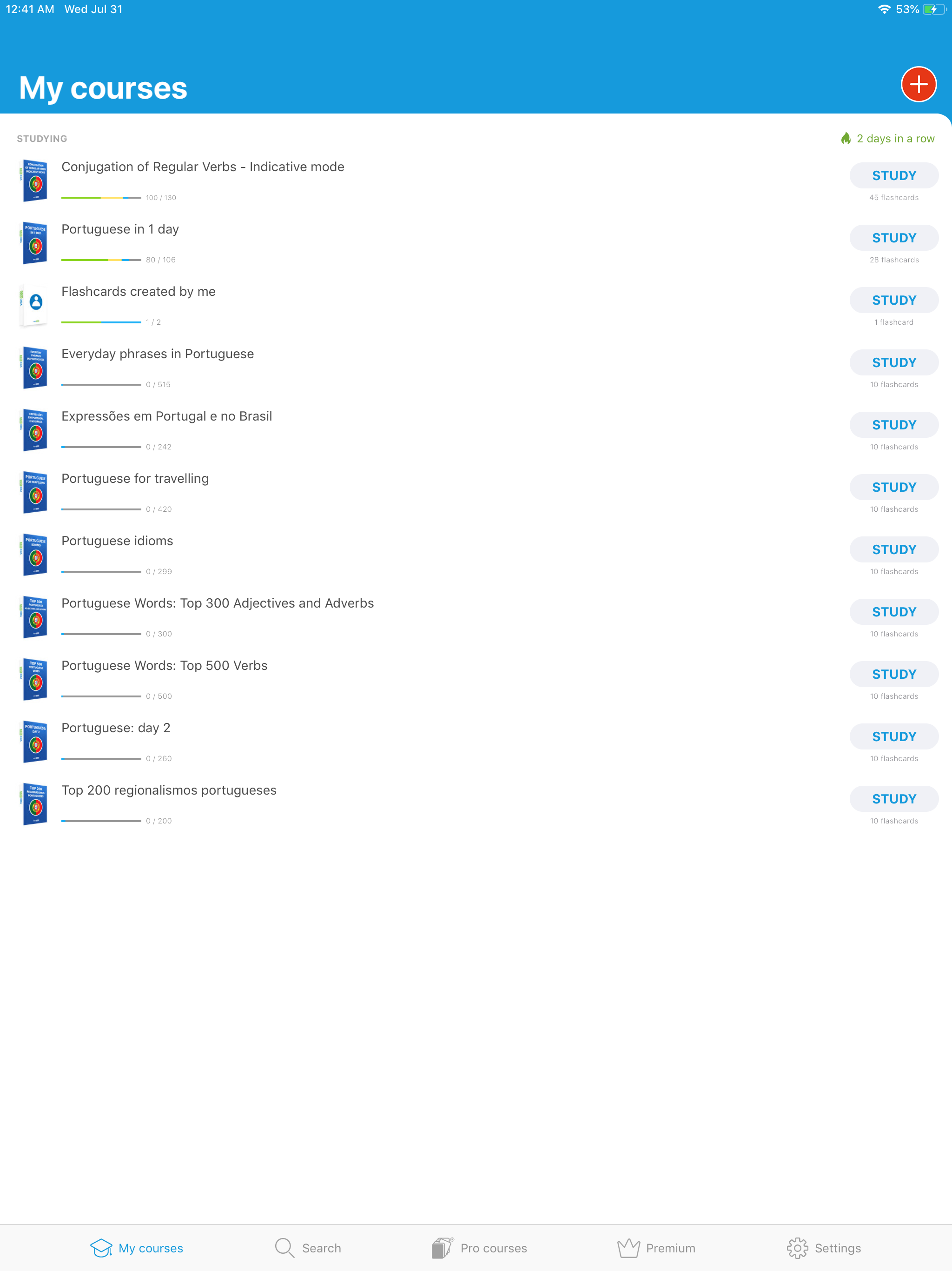 Learn Portuguese: VocApp Vocab screenshot 7