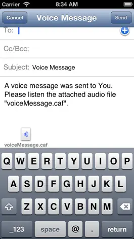 Game screenshot voiceMessage PRO apk