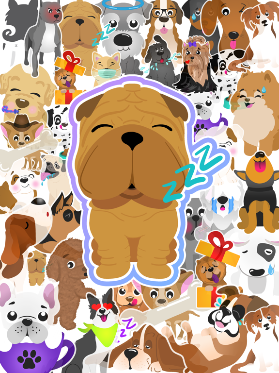 Screenshot #4 pour Cute Doggies Stickers
