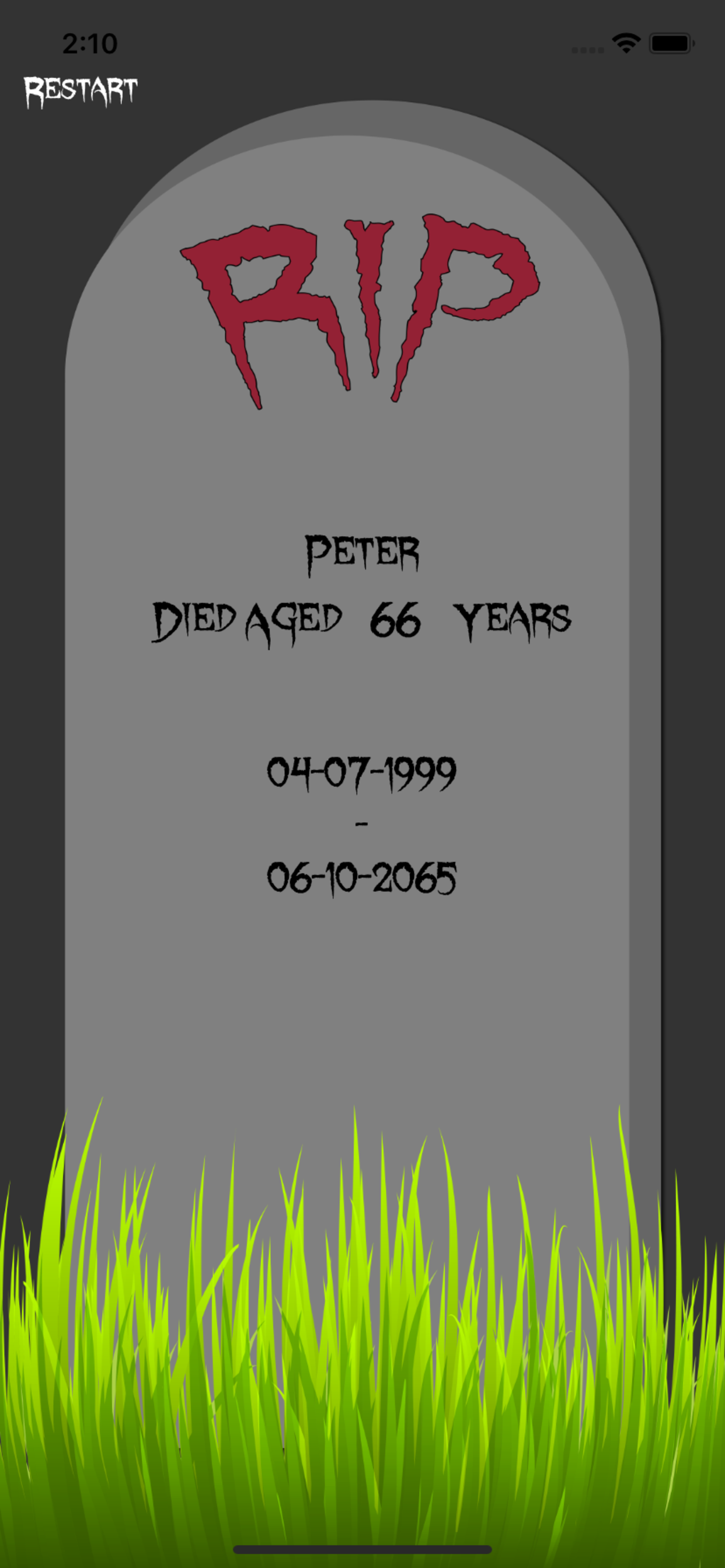 Death Date Calculator