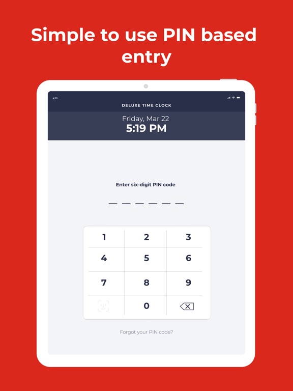 Screenshot #5 pour Deluxe Time Clock